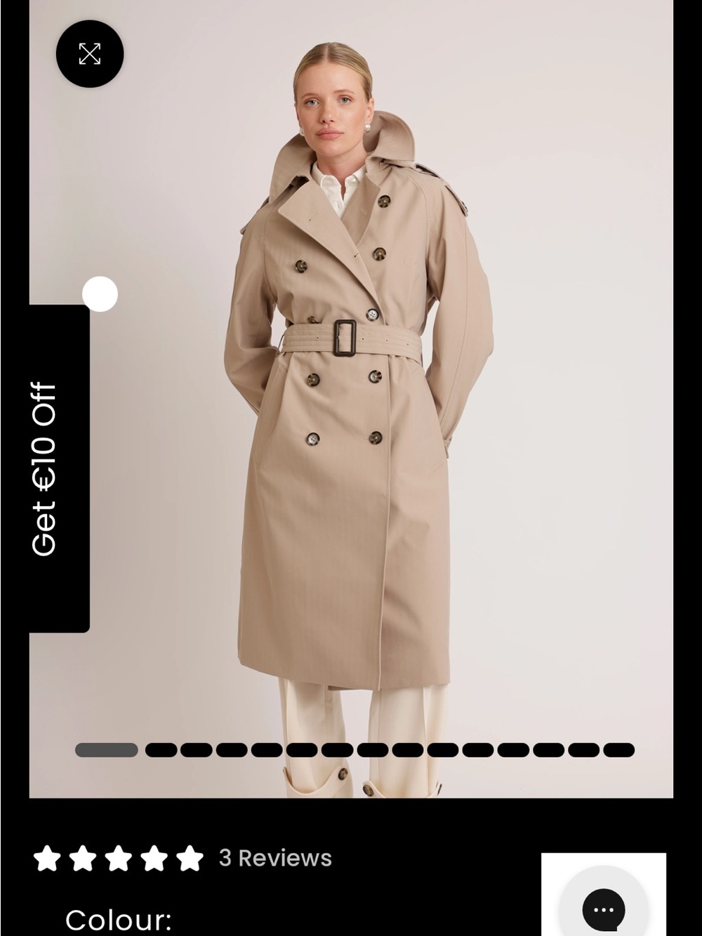 Raincouture Amsterdam Waterproof Trench coat XS